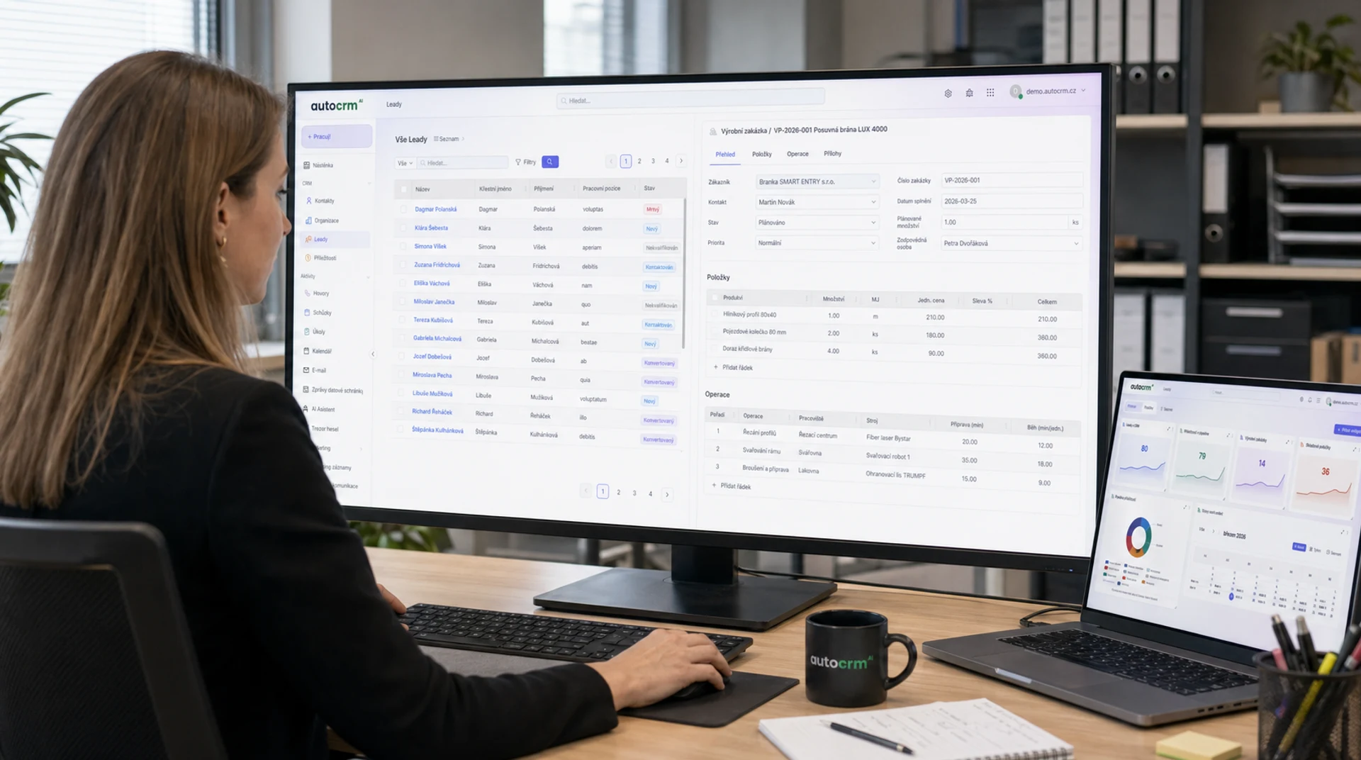 AutoCRM sprava kontaktu a zakaznicke historie