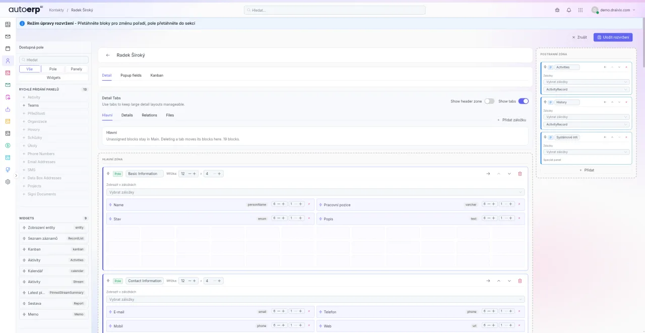 AutoCRM - editor znalostni baze
