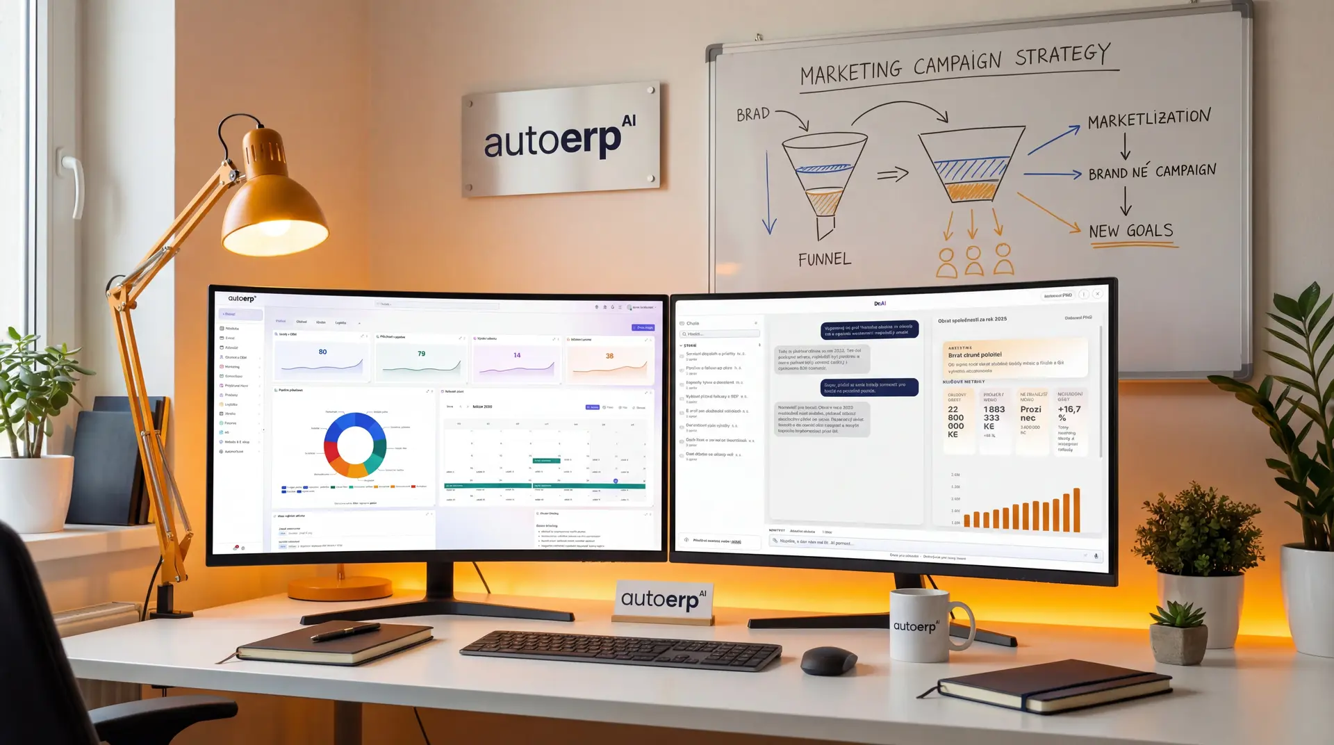 AutoCRM marketingová automatizace - řídicí centrum kampaní