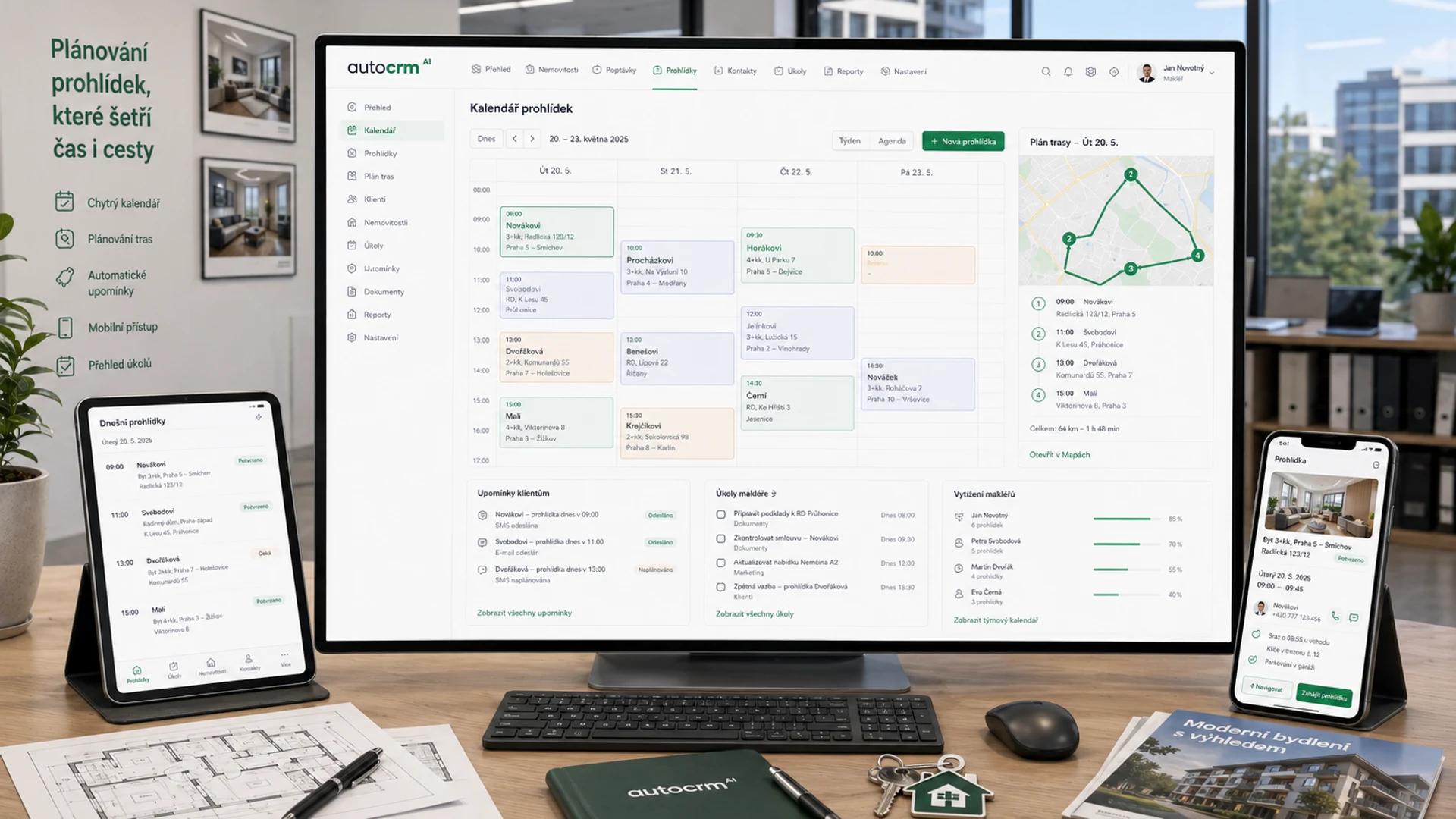 Plánování prohlídek