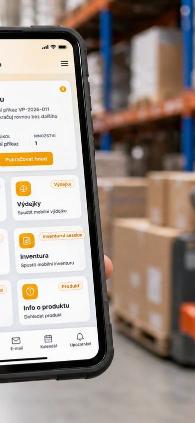 AutoCRM mobilní logistická aplikace
