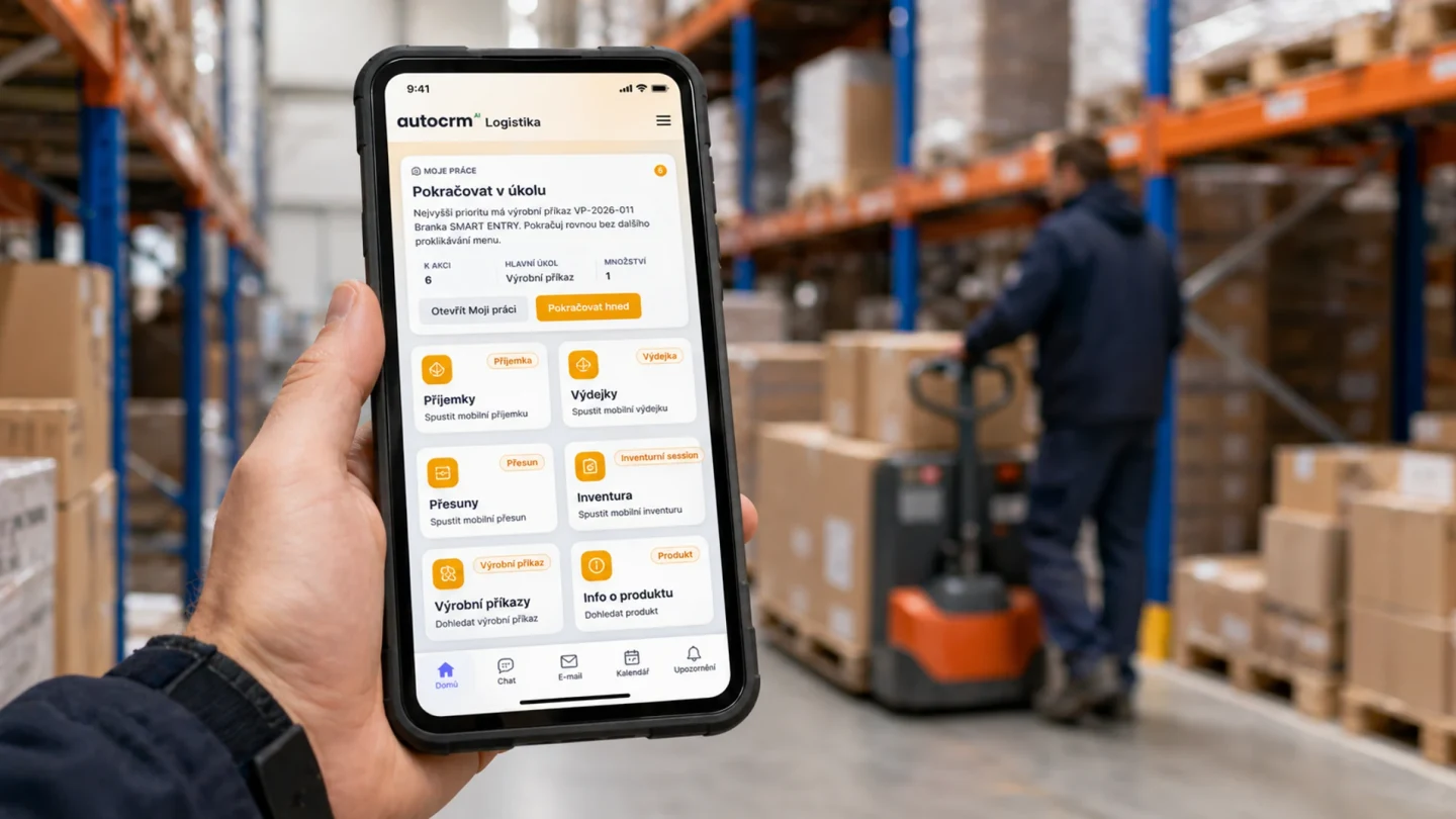 ERP systém AutoCRM propojuje sklad s celou firmou