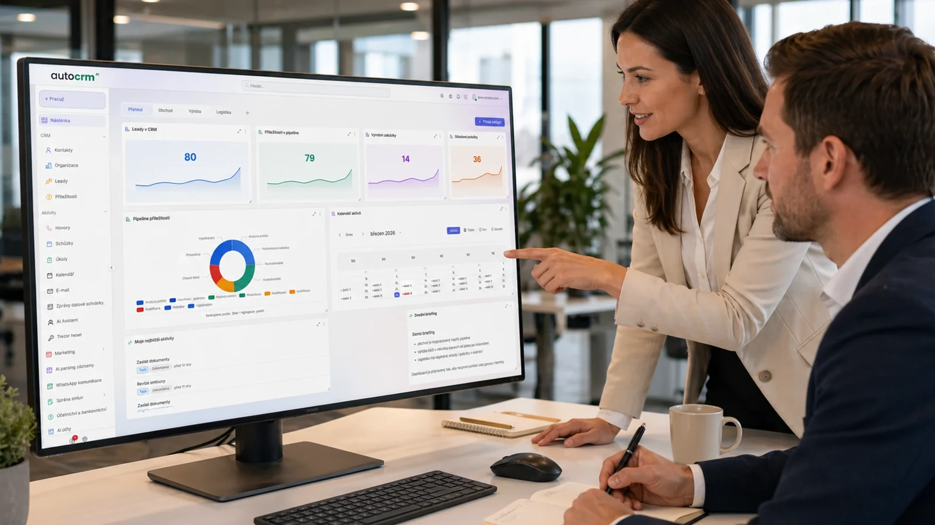 A business management system for a photovoltaic company