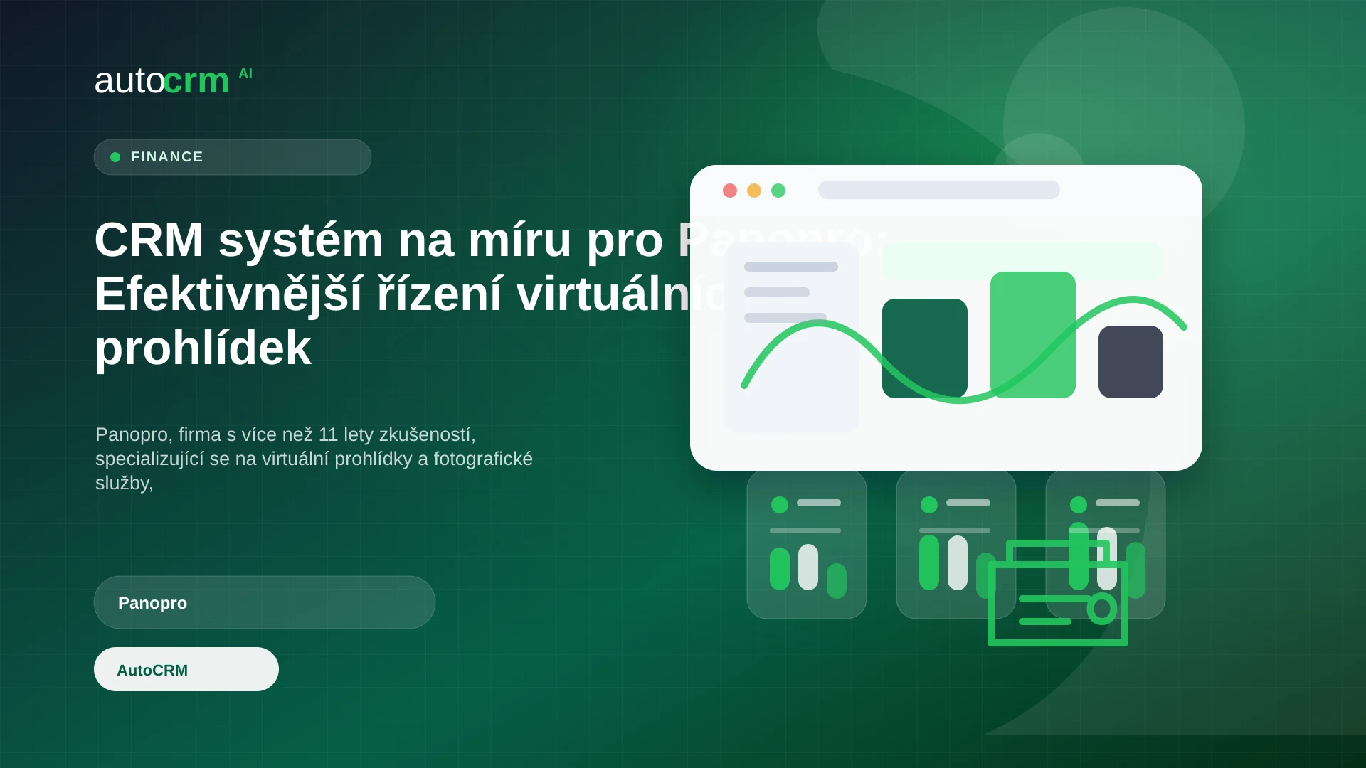CRM systém na míru pro Panopro: Efektivnější řízení virtuálních prohlídek a fotografických služeb