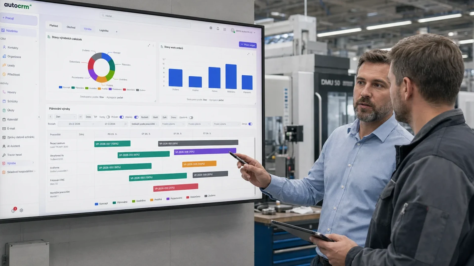 CRM systém pro výrobně-montážní společnost jako náhrada za Salesforce