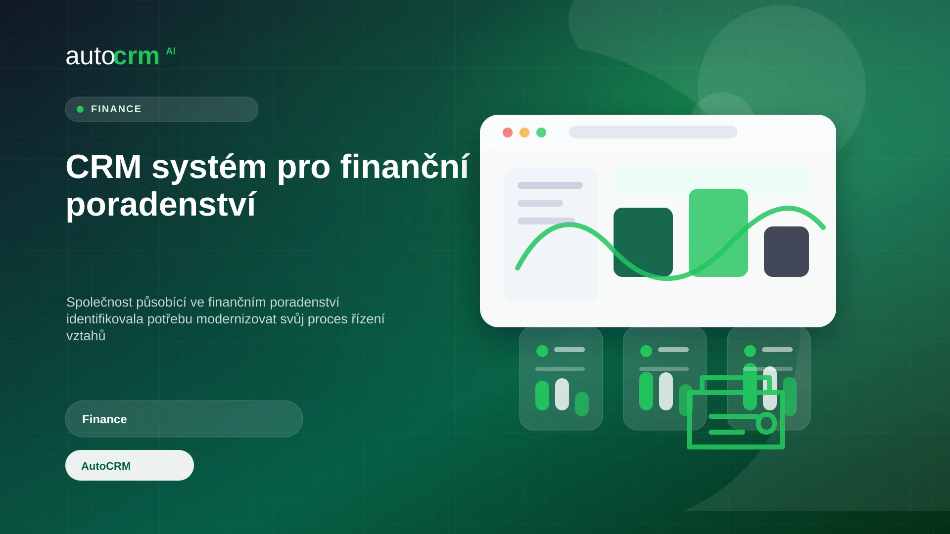 CRM systém pro finanční poradenství
