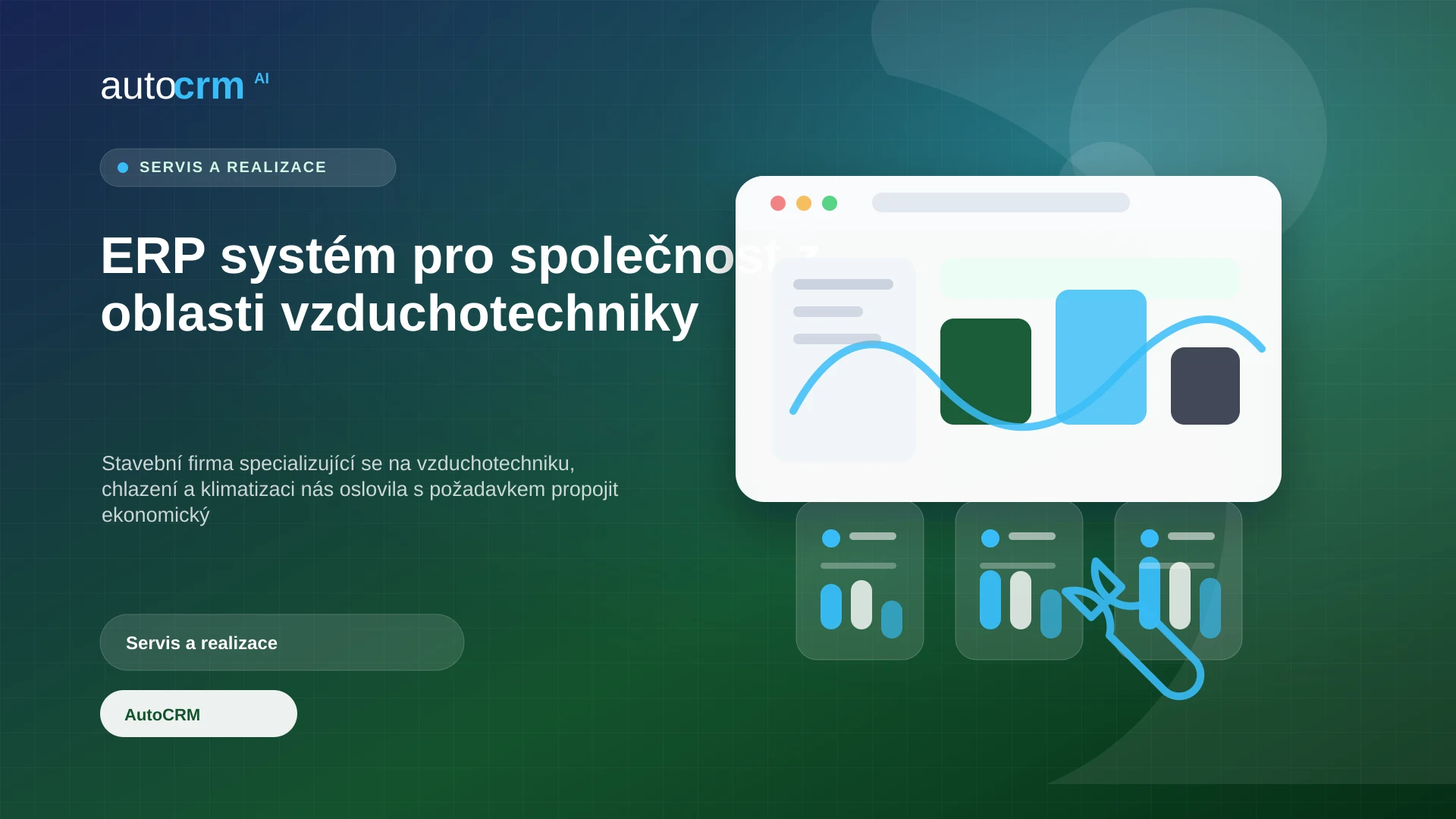 ERP systém pro společnost z oblasti vzduchotechniky